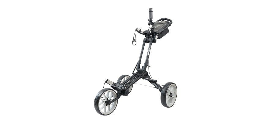 Load video: NewFly ONE GOLF PUSH TROLLEY